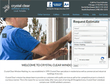 Tablet Screenshot of crystalclearww.com